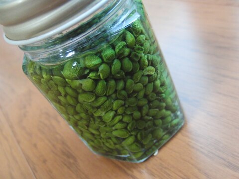 保存用 実山椒の塩漬け